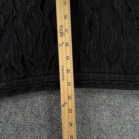 COOGI Australia Black 3D Textured Knit Sweater Pullover Cotton Small Ladies - Picture 4 of 16